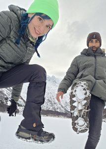trekking laguna esmeraldaainvierno