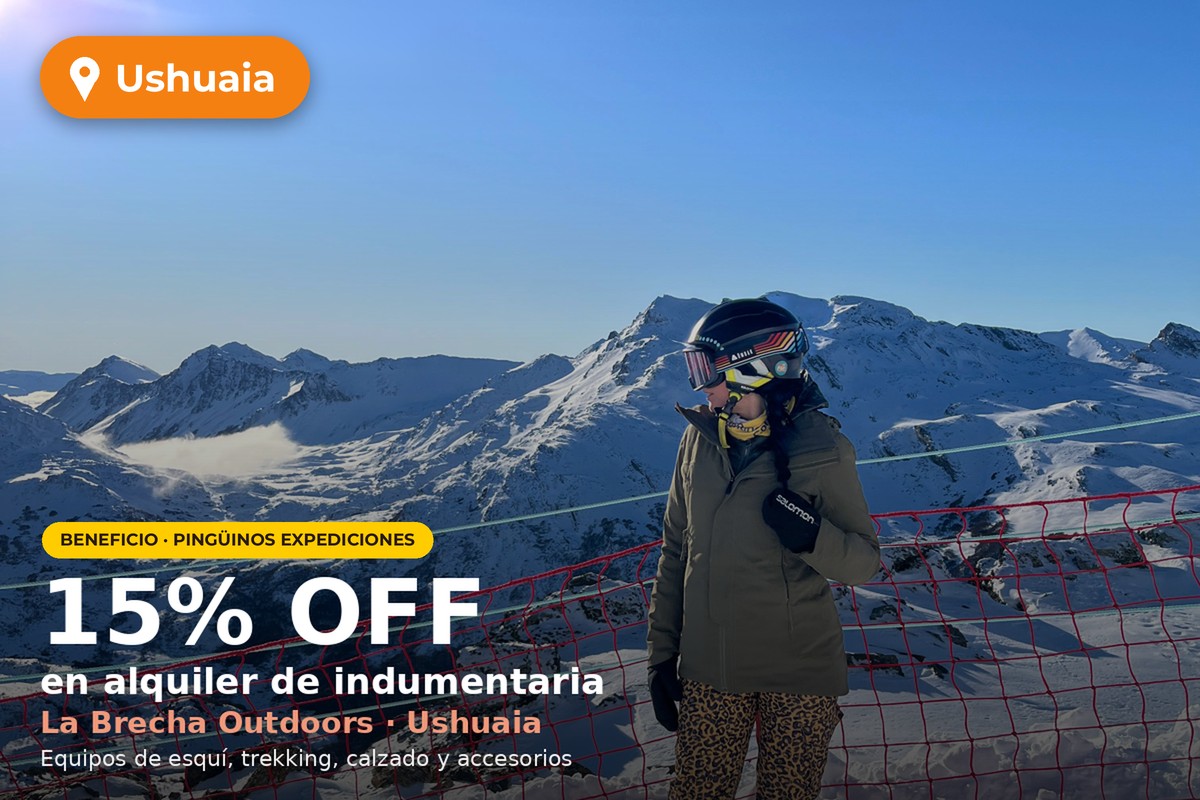Read more about the article Alquiler de equipo de ski/snowboard/ accesorios en Ushuaia: precios de La Brecha Outdoors + 15% de descuento