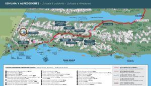 Read more about the article Ushuaia: El mapa que tenés que buscar apenas llegas a la ciudad