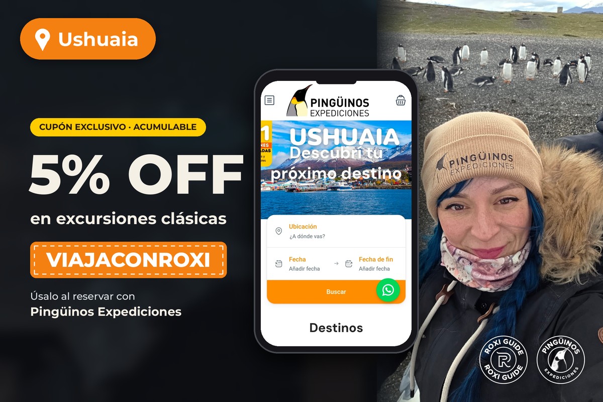You are currently viewing Mi cupón para que viajes a Ushuaia con descuento: VIAJACONROXI
