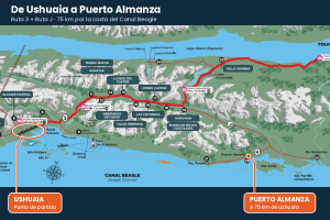 ushuaia a puerto almanza