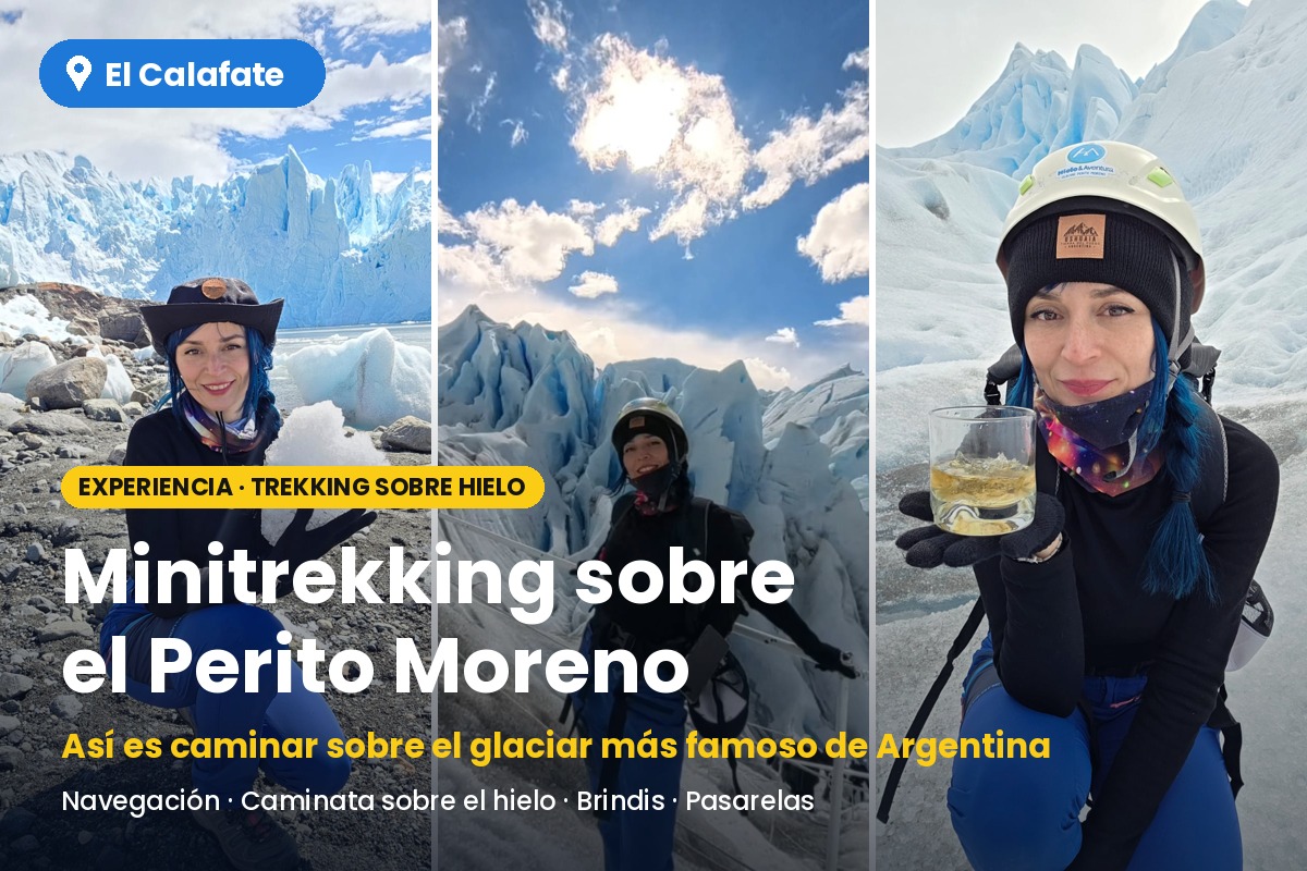 Read more about the article Minitrekking sobre el Perito Moreno: así es caminar sobre el glaciar más famoso de Argentina